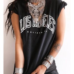 Boutique split legging tee